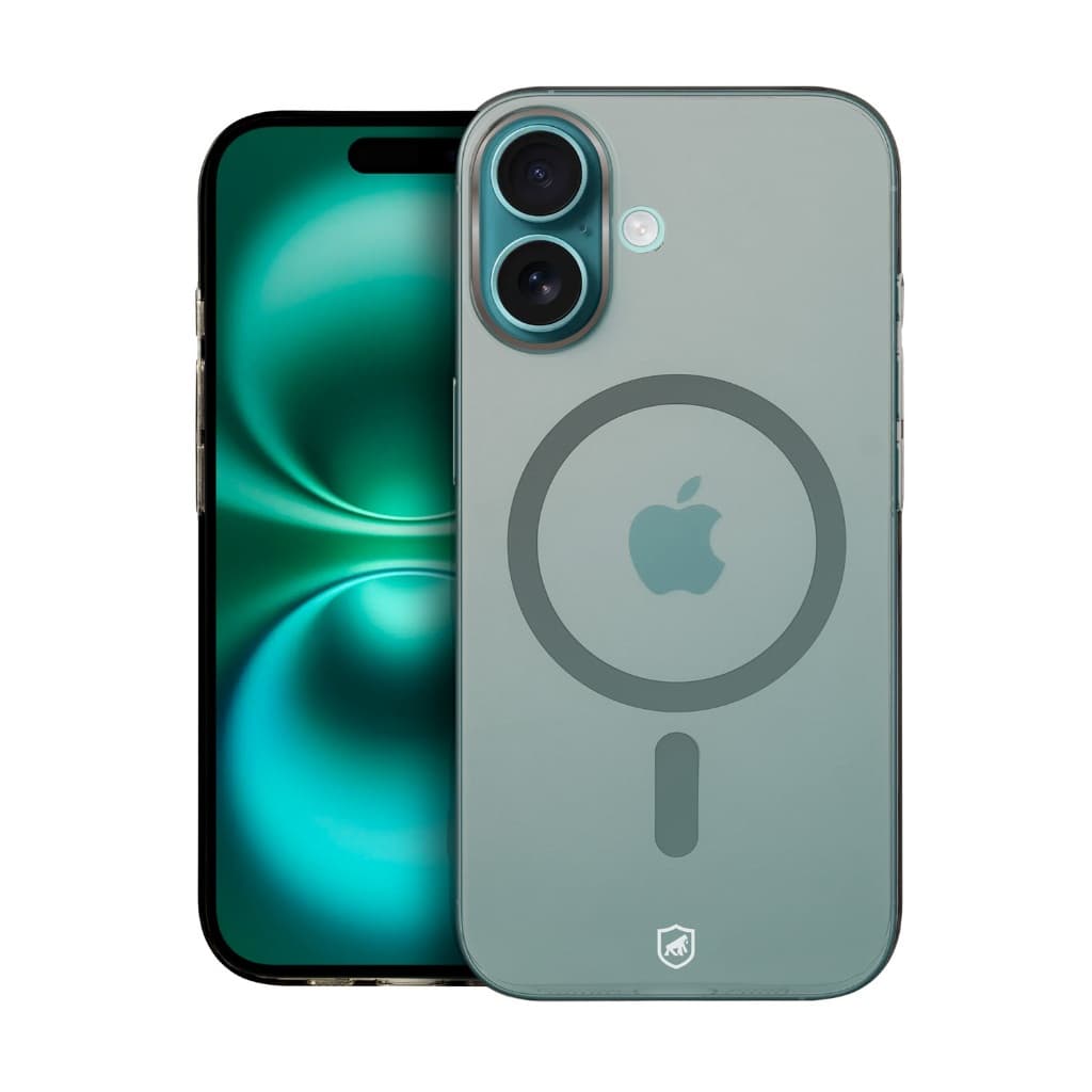Capa Case Capinha p/ iPhone 16 - Crystal Slim Magsafe - NÃO AMARELA - Titanium - Gshield